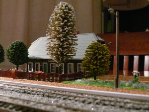 Model stacji kolejowej Kostki